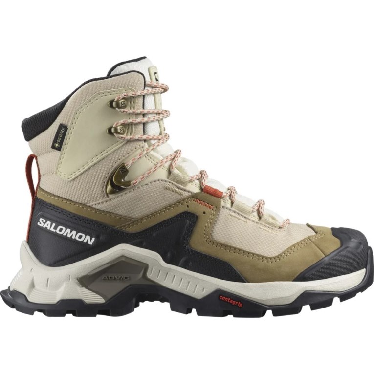 Beige / Olive / Black Salomon Quest Element GTX Women\'s Hiking Boots | IE BF9085